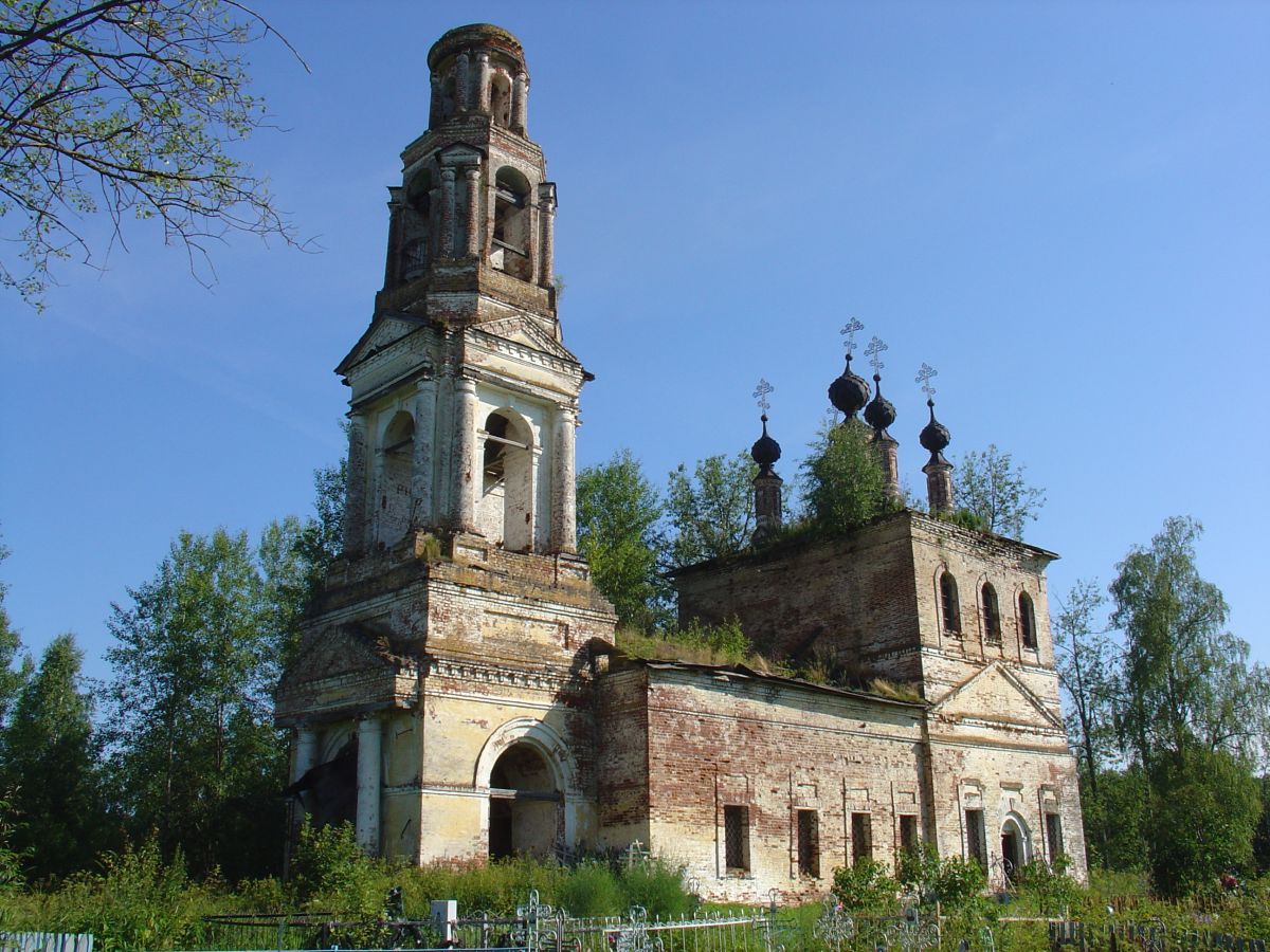 Церковь Покрова Пресвятой Богородицы, Коровново (Солигаличский район, Костромская область). фасады