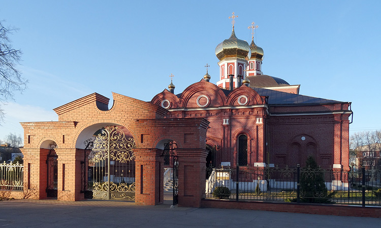 Рязань. Казанский женский монастырь. фасады, Со стороны ворот