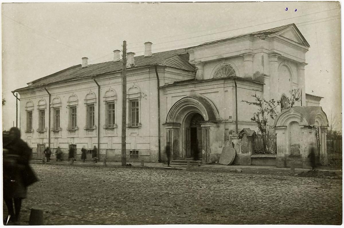 Ильинская церковь в период слома. Фото начала 1930-х гг. из фондов Костромского музея-заповедника. (ГК № 68795898), архивная фотография. Церковь Илии Пророка на Русиной улице, Кострома (Кострома, город, Костромская область)