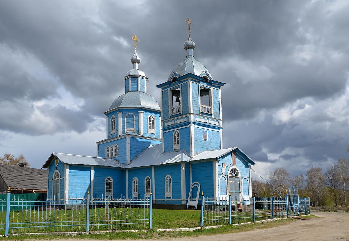 фасады. Церковь Михаила Архангела, Бобрик (Комаричский район, Брянская область)