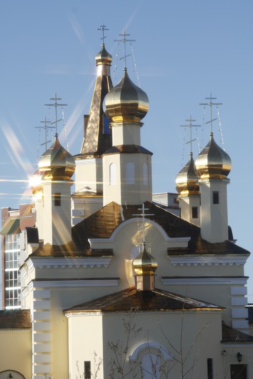 Надым. Церковь Николая Чудотворца. архитектурные детали, вид со стороны апсиды