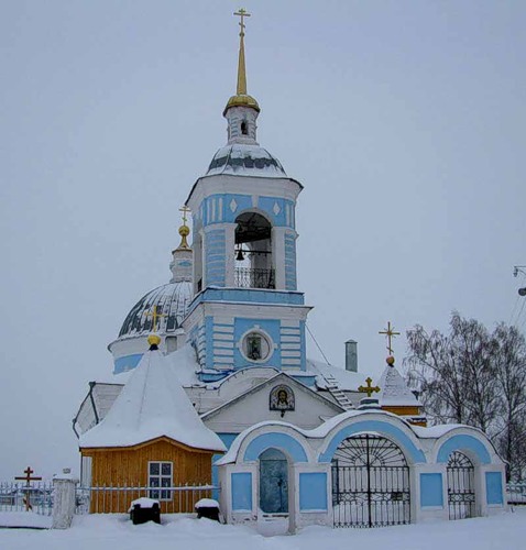 Церковь Спаса Нерукотворного Образа, Борки (Шиловский район, Рязанская область). фасады