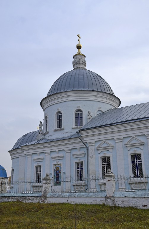 Церковь Спаса Нерукотворного Образа, Борки (Шиловский район, Рязанская область). фасады