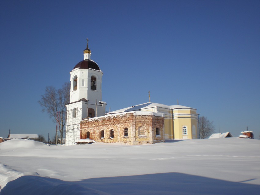 Жабны. Церковь Николая Чудотворца. фасады
