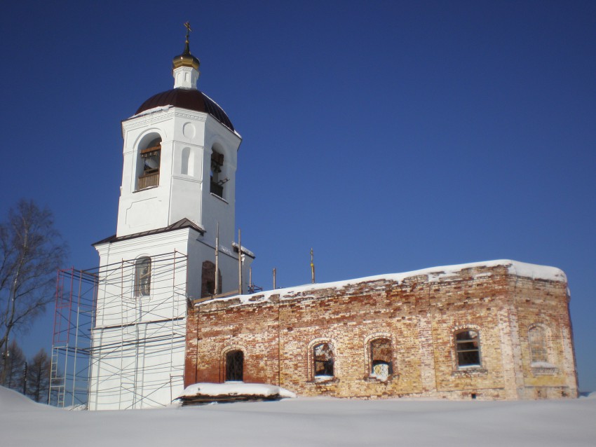 Церковь Николая Чудотворца, Жабны (Фировский район, Тверская область). фасады