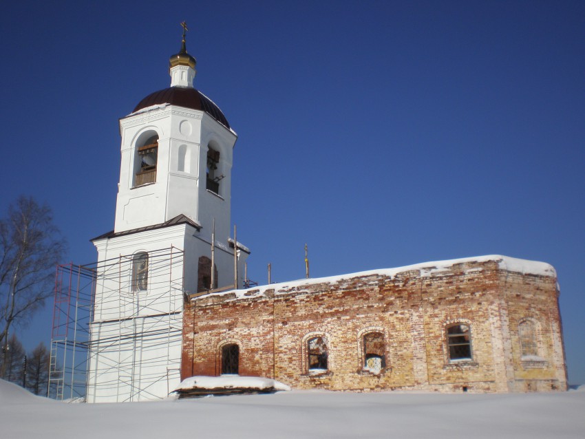 Жабны. Церковь Николая Чудотворца. фасады