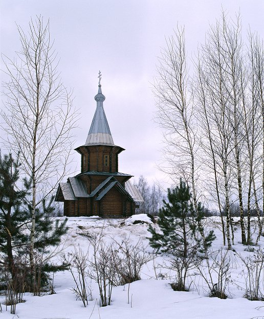 Церковь Николая Чудотворца, Сменково (Псковский район, Псковская область). общий вид в ландшафте