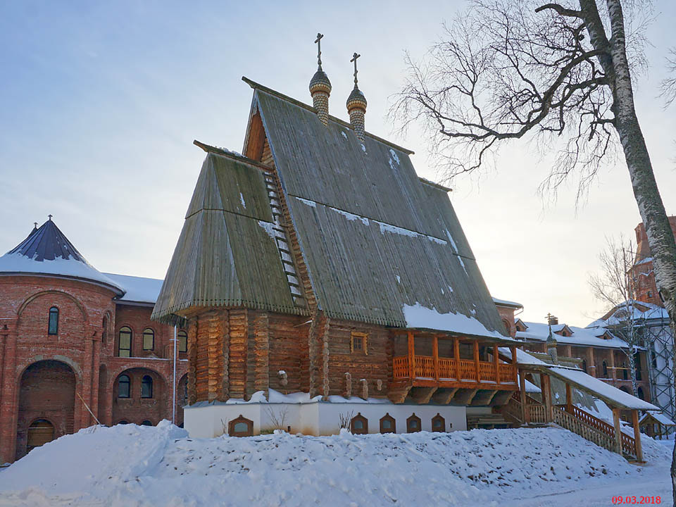 Николо-Сольбинский женский монастырь. Церковь Сергия Радонежского, Сольба (Переславский район и г. Переславль-Залесский, Ярославская область). фасады