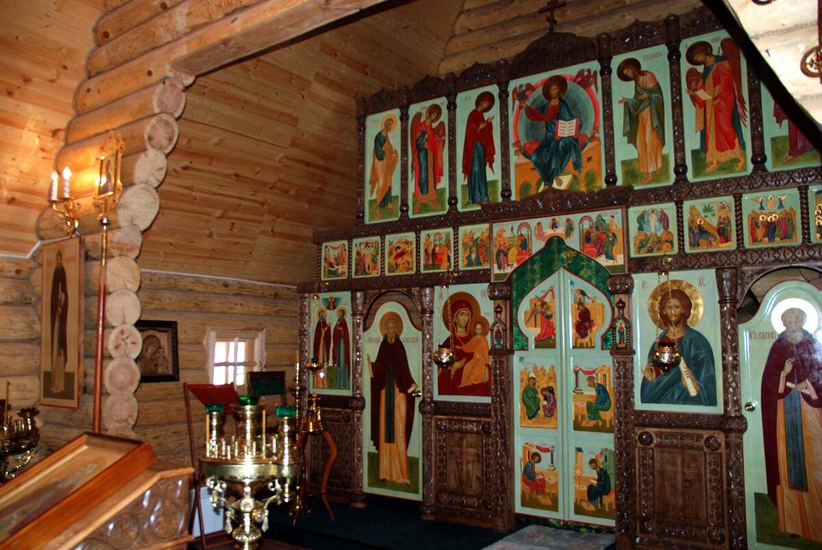 Николо-Сольбинский женский монастырь. Церковь Сергия Радонежского, Сольба (Переславский район и г. Переславль-Залесский, Ярославская область). интерьер и убранство