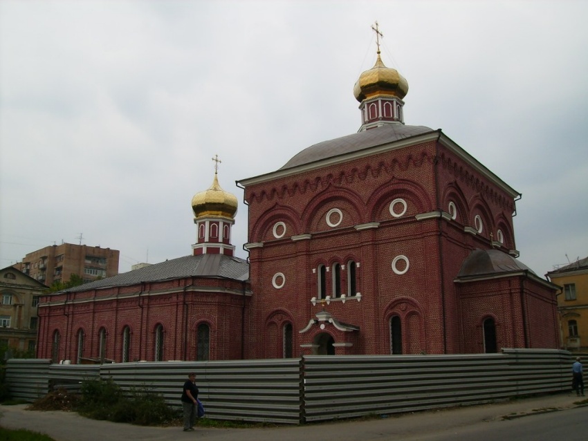 Рязань. Казанский женский монастырь. Собор Казанской иконы Божией Матери. общий вид в ландшафте