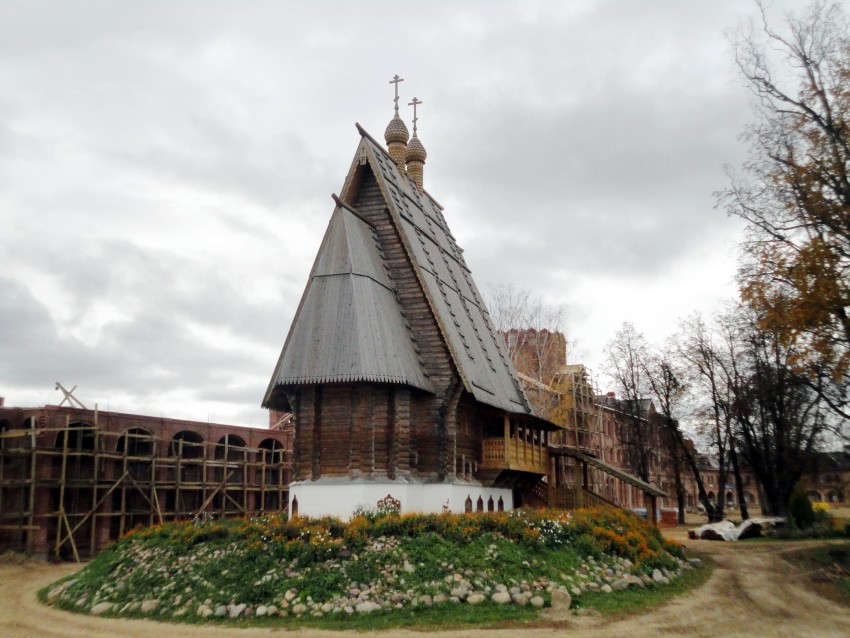 Сольба. Николо-Сольбинский женский монастырь. Церковь Сергия Радонежского. фасады