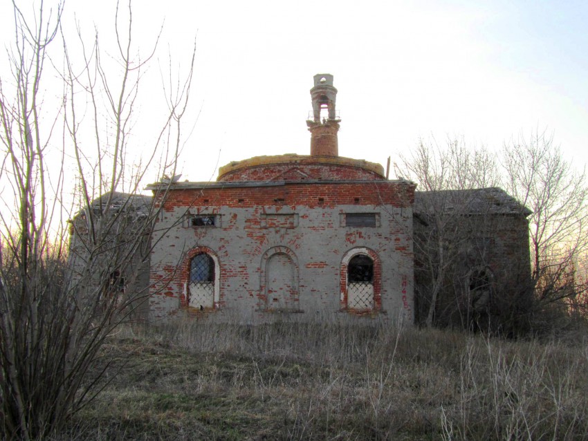 Церковь Иоанна Предтечи, Ивановка (Добринский район, Липецкая область). фасады, восточный фасад