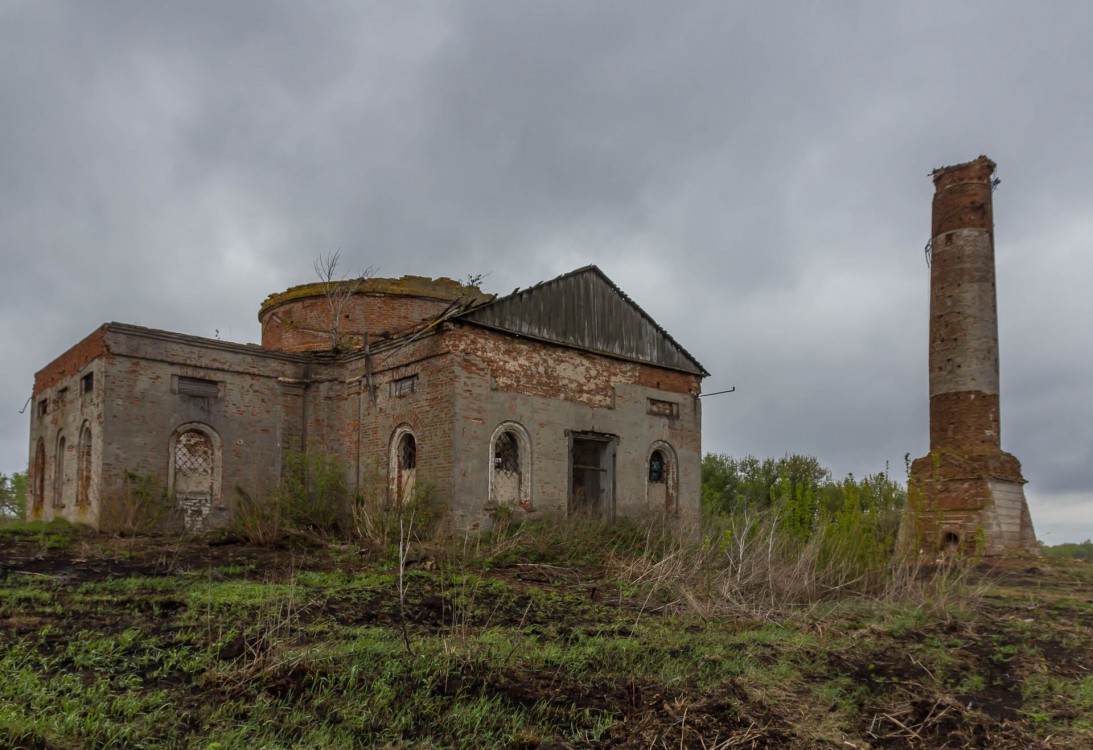 Церковь Иоанна Предтечи, Ивановка (Добринский район, Липецкая область). фасады, Вид с запада