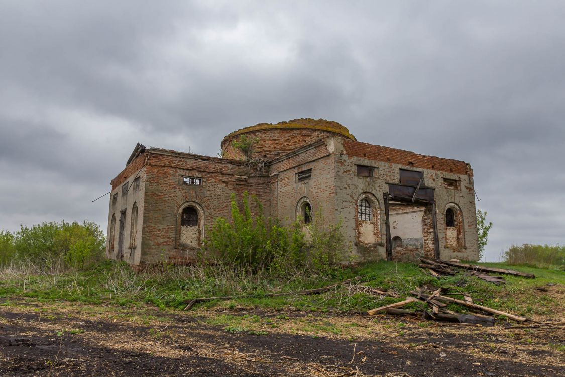 Церковь Иоанна Предтечи, Ивановка (Добринский район, Липецкая область). фасады, Вид с северо-запада