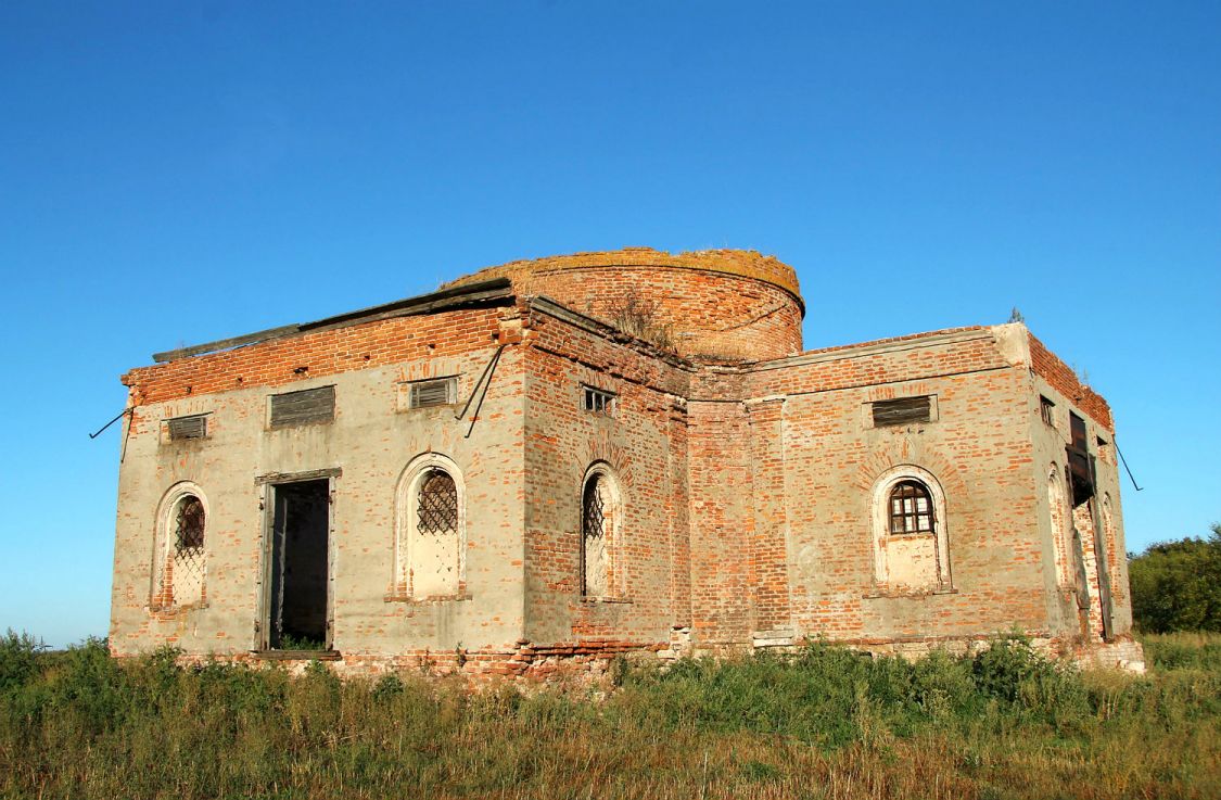 Ивановка. Церковь Иоанна Предтечи. фасады, вид с юго-востока