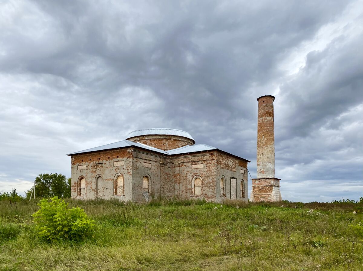 Церковь Иоанна Предтечи, Ивановка (Добринский район, Липецкая область). фасады, После консервации, вид с северо-востока