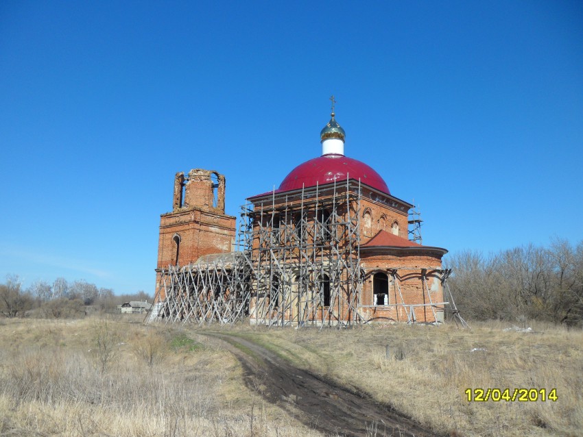 Церковь Димитрия Солунского, Ивово (Липецкий район, Липецкая область). фасады
