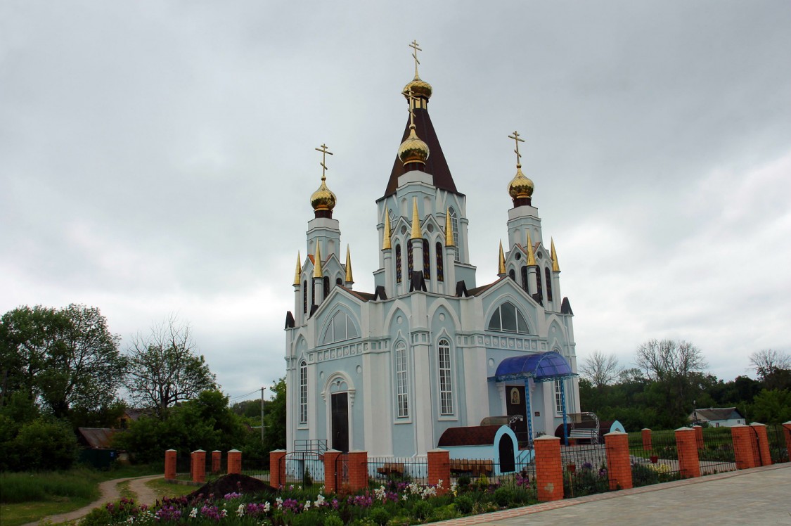 Церковь Казанской иконы Божией Матери, Колодезское (Невежколодезное) (Задонский район, Липецкая область). фасады, вид с северо-запада