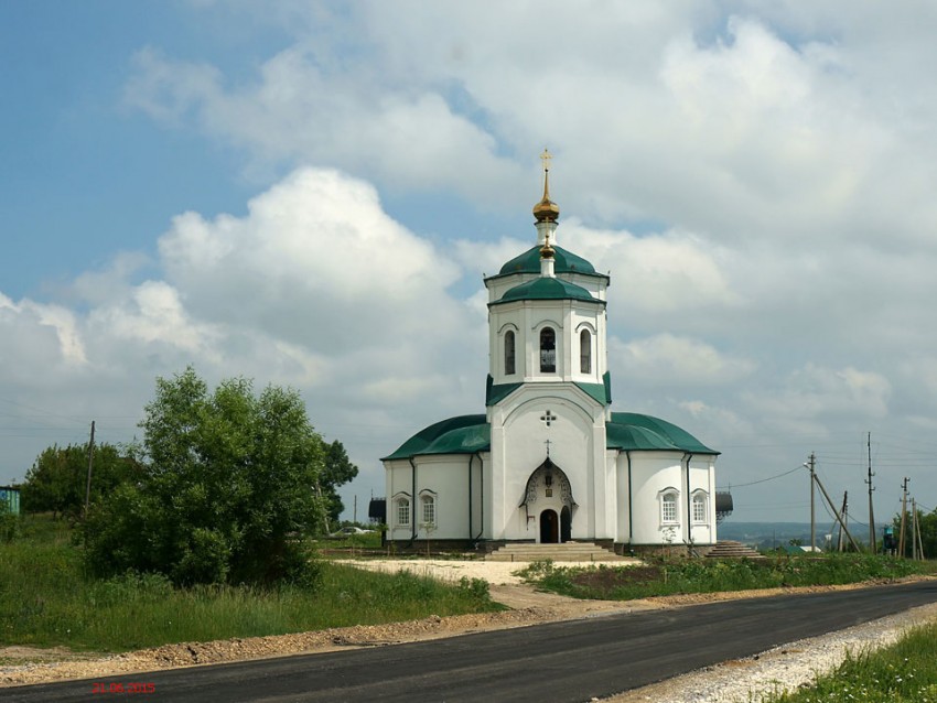 Липовка. Церковь Сергия Радонежского. фасады