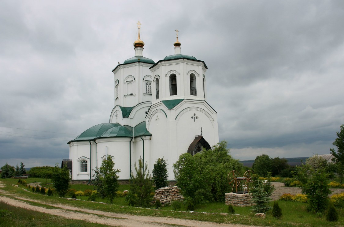 Липовка. Церковь Сергия Радонежского. фасады, вид с северо-запада
