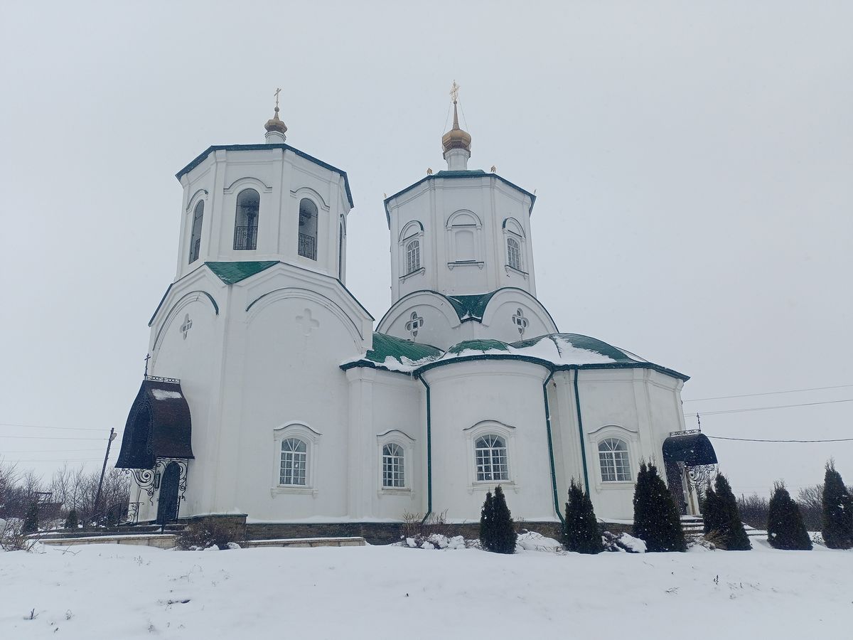 фасады. Церковь Сергия Радонежского, Бехтеевка (Липовка) (Задонский район, Липецкая область)
