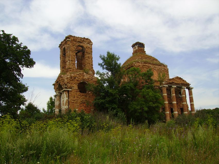Церковь Николая Чудотворца, Никольское (Задонский район, Липецкая область). фасады