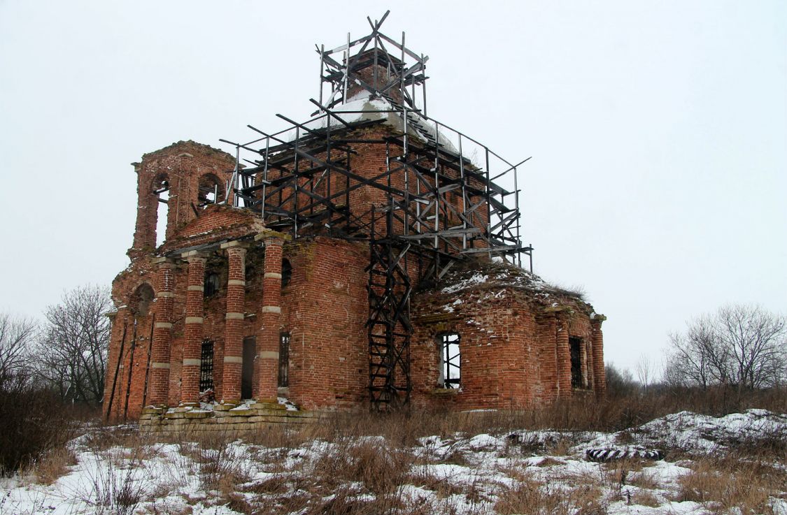 Церковь Николая Чудотворца, Никольское (Задонский район, Липецкая область). фасады