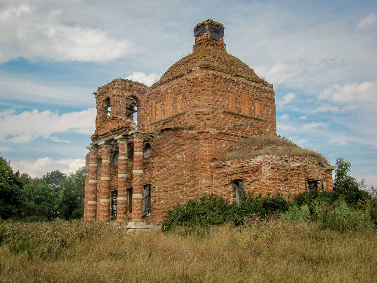 Церковь Николая Чудотворца, Никольское (Задонский район, Липецкая область). фасады