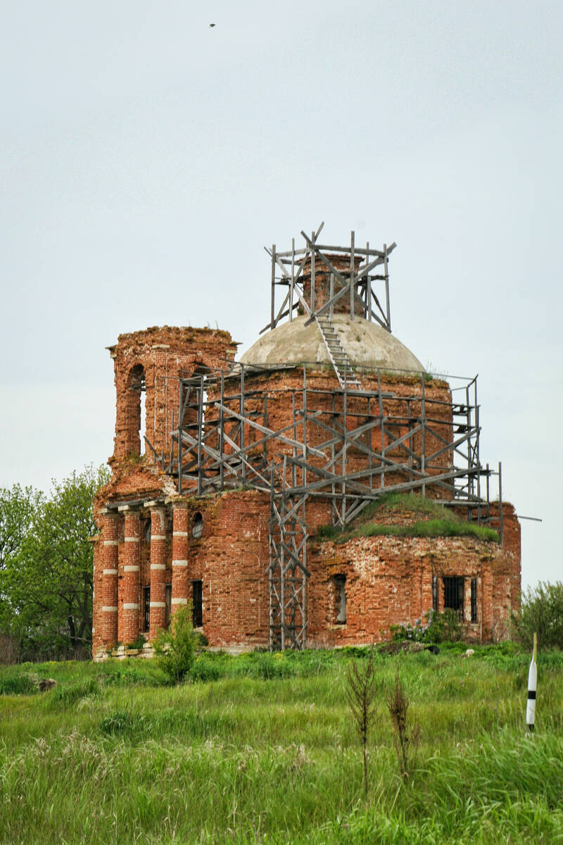 Церковь Николая Чудотворца, Никольское (Задонский район, Липецкая область). фасады