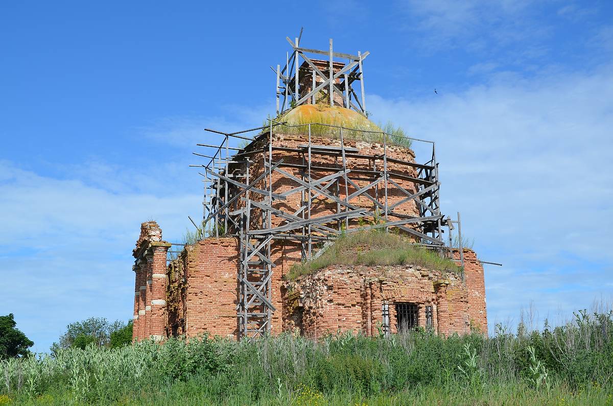 фасады. Церковь Николая Чудотворца, Никольское (Задонский район, Липецкая область)
