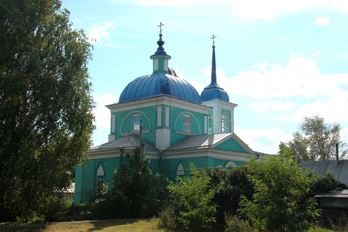 Павловка. Церковь Покрова Пресвятой Богородицы. фасады, вид с восточной стороны