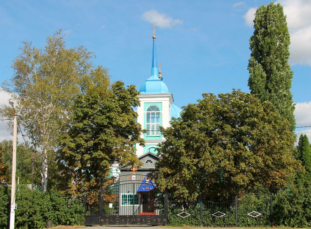 Павловка. Церковь Покрова Пресвятой Богородицы. фасады, вид со стороны входа