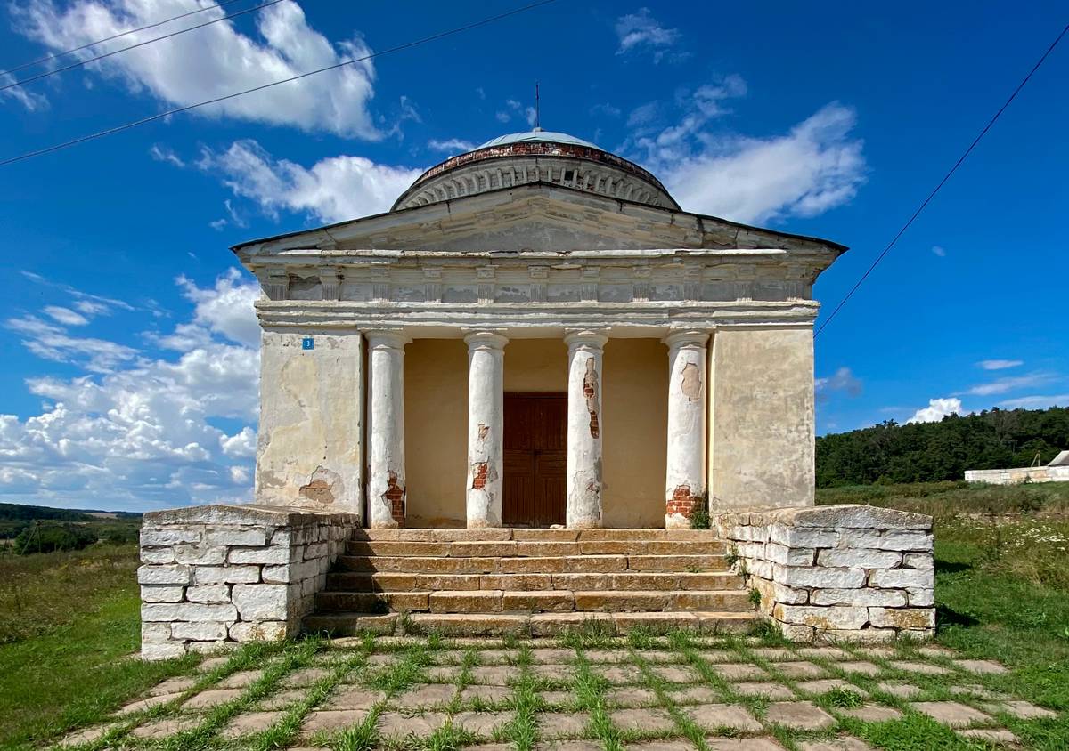 Западный фасад, фасады. Церковь Михаила Архангела, Пальна-Михайловка (Становлянский район, Липецкая область)