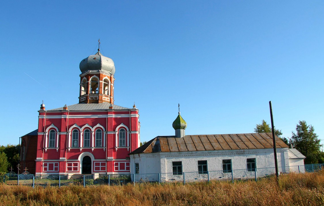 Церковь Димитрия Ростовского, Пушкино (Добринский район, Липецкая область). фасады