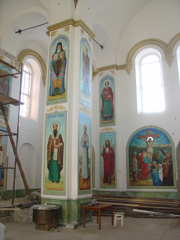 Церковь Димитрия Ростовского, Пушкино (Добринский район, Липецкая область). интерьер и убранство