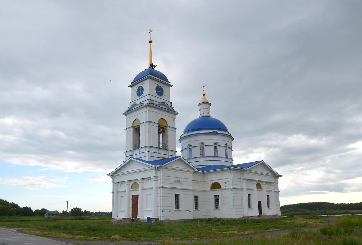 фасады. Церковь Рождества Христова, Солнцево (Чаплыгинский район, Липецкая область)