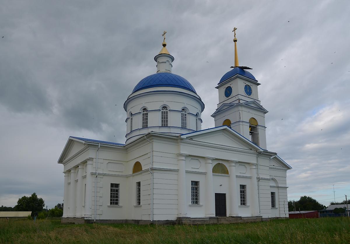 фасады. Церковь Рождества Христова, Солнцево (Чаплыгинский район, Липецкая область)
