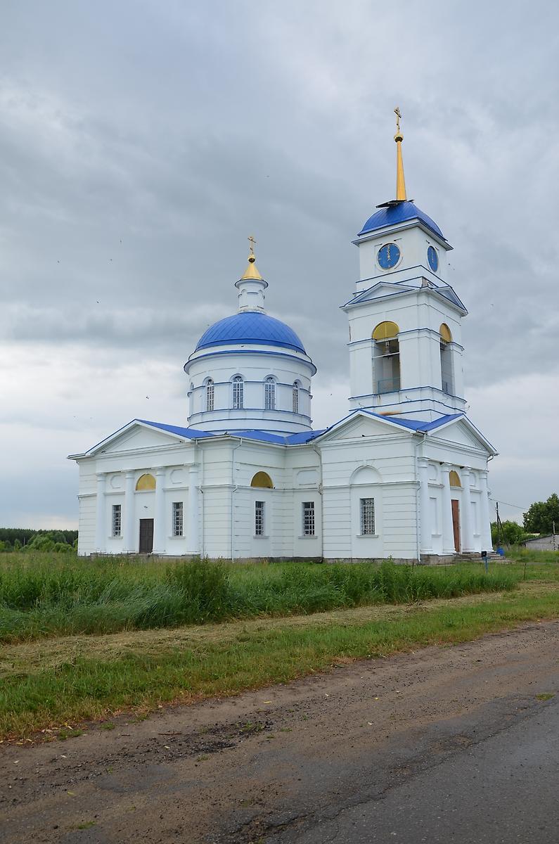 фасады. Церковь Рождества Христова, Солнцево (Чаплыгинский район, Липецкая область)