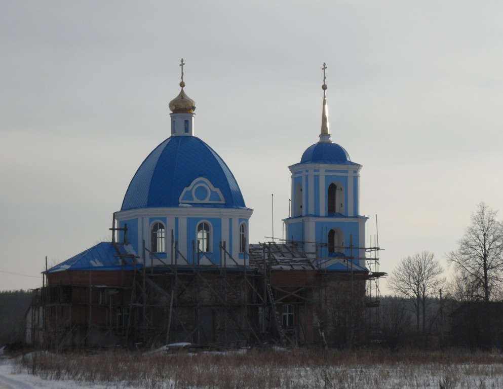 Церковь Покрова Пресвятой Богородицы, Тростяное (Задонский район, Липецкая область). фасады