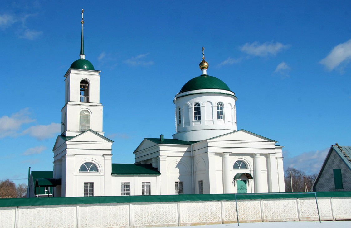 Церковь Спаса Нерукотворного Образа, Трубетчино (Добровский район, Липецкая область). фасады