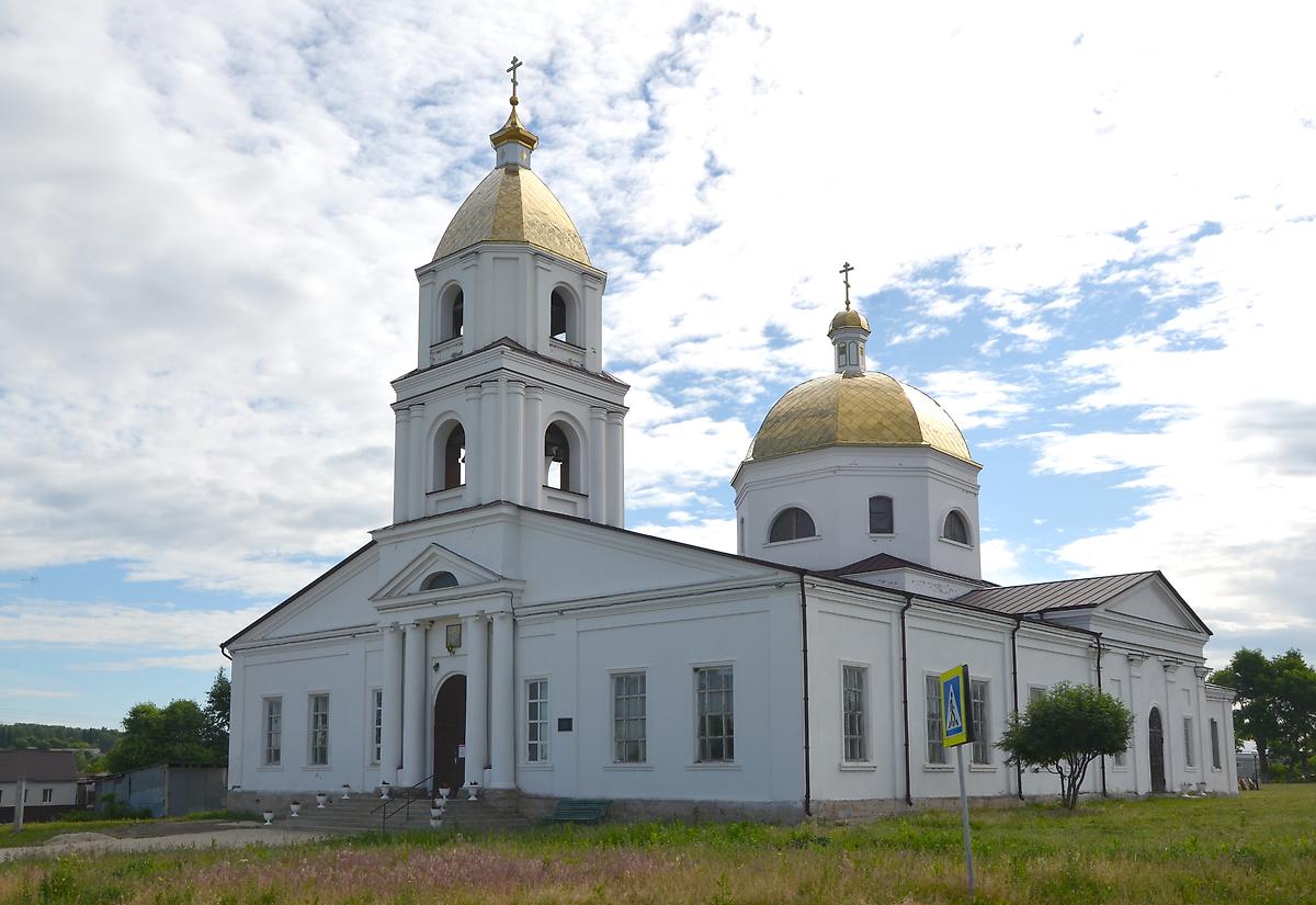 фасады. Церковь Богоявления Господня, Донское (Задонский район, Липецкая область)