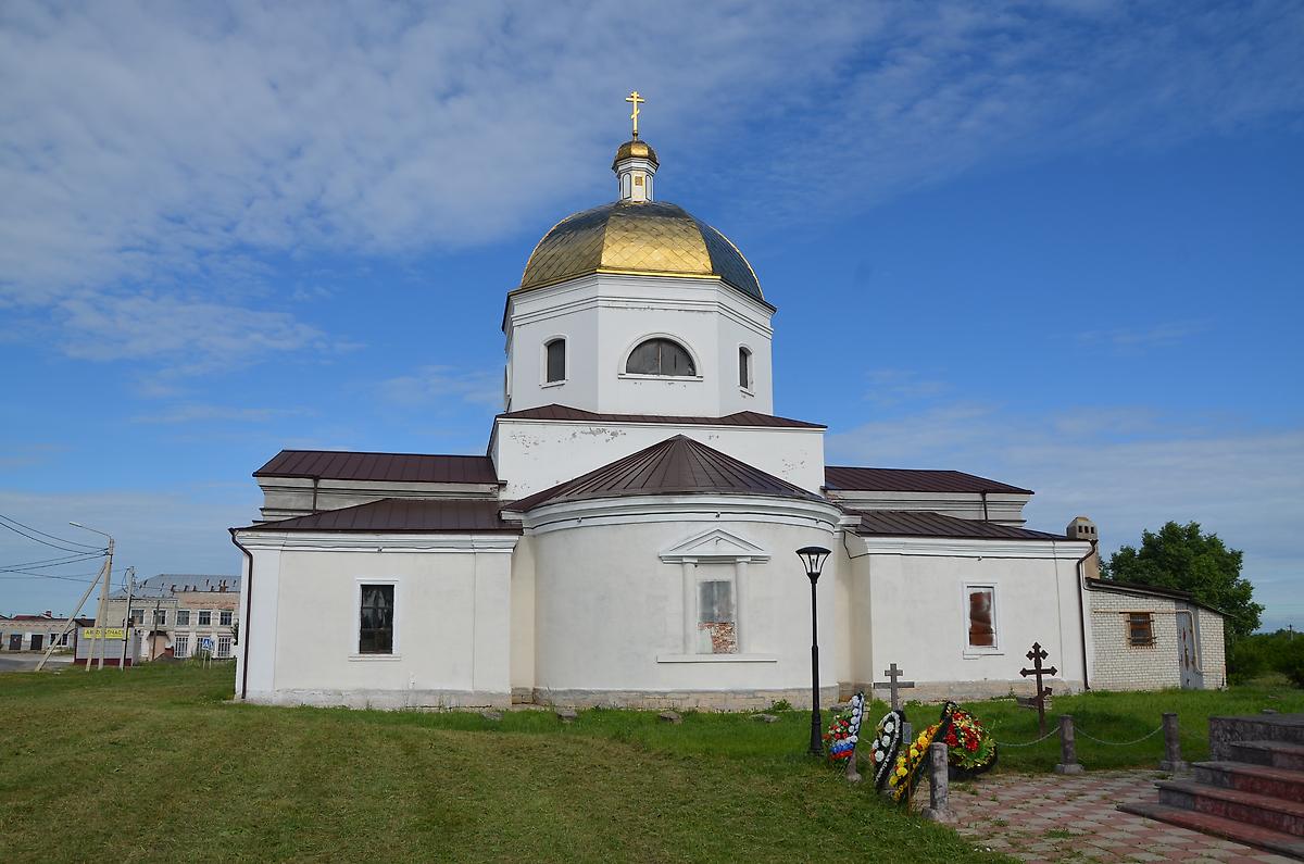 фасады. Церковь Богоявления Господня, Донское (Задонский район, Липецкая область)