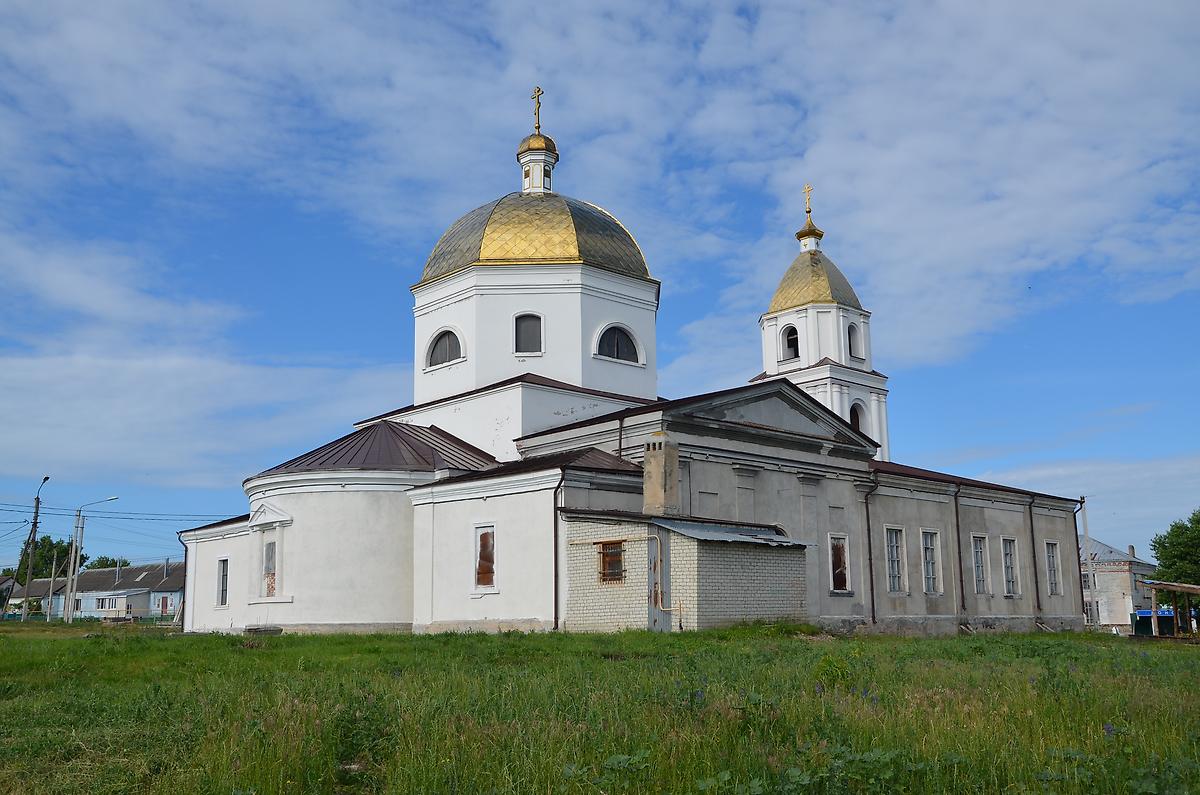 фасады. Церковь Богоявления Господня, Донское (Задонский район, Липецкая область)