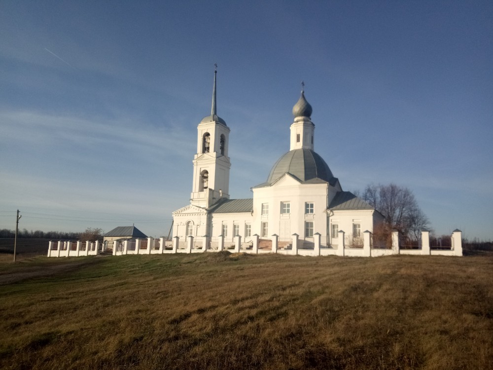 Церковь Димитрия Солунского, Архангельские Борки (Липецкий район, Липецкая область). фасады