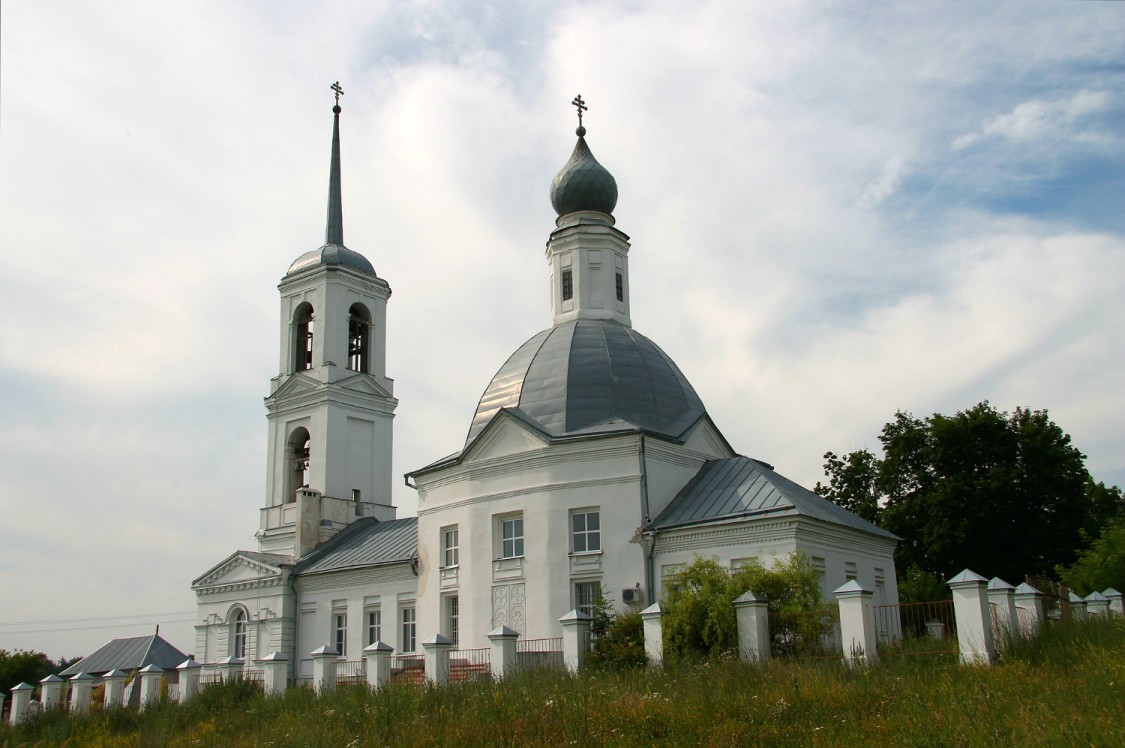 Церковь Димитрия Солунского, Архангельские Борки (Липецкий район, Липецкая область). фасады