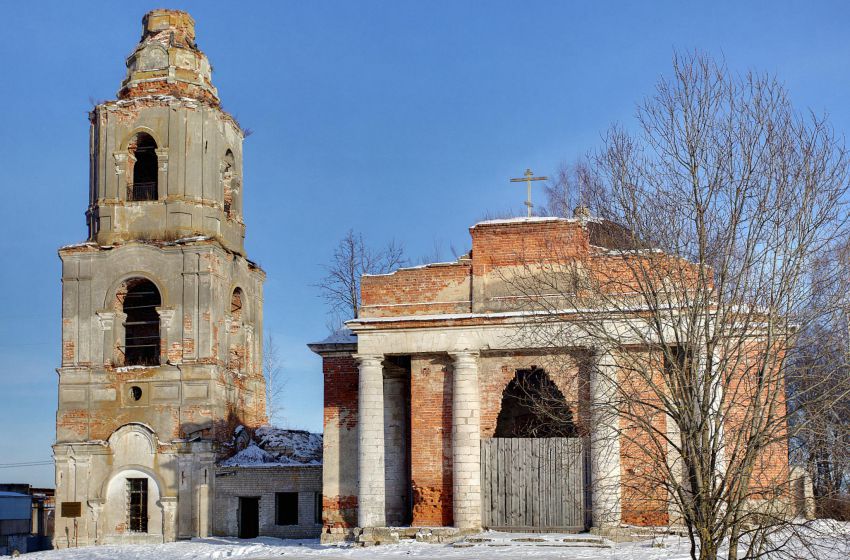 Церковь Флора и Лавра, Степурино (Старицкий район, Тверская область). фасады