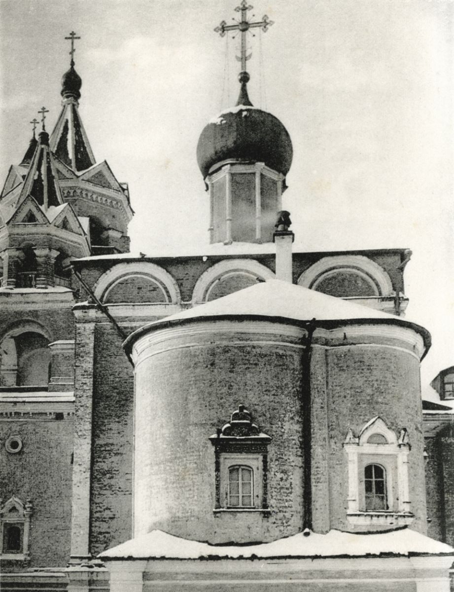 Саввино-Сторожевский монастырь. Церковь Преображения Господня, Звенигород (Одинцовский городской округ и ЗАТО Власиха, Краснознаменск, Московская область). архивная фотография, Фотография 1910-1920-х гг.