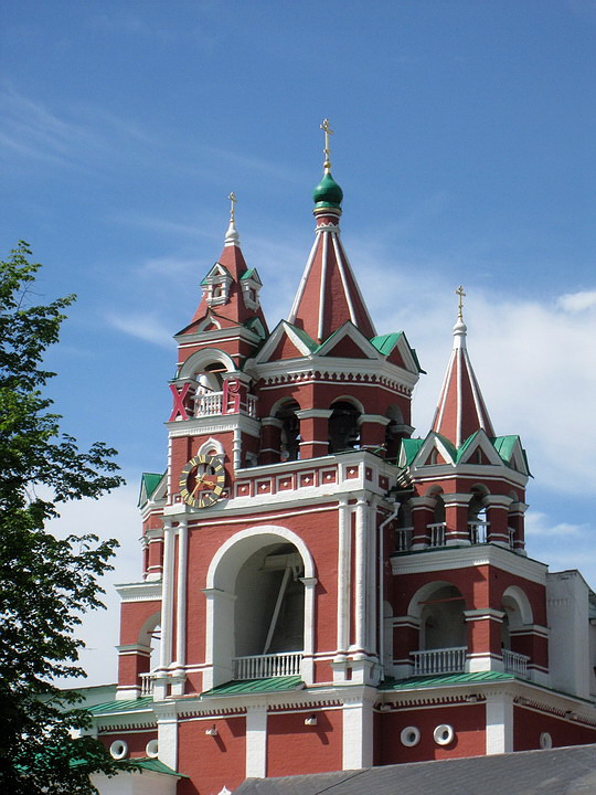 Саввино-Сторожевский монастырь. Церковь Сергия Радонежского в звоннице, Звенигород (Одинцовский городской округ и ЗАТО Власиха, Краснознаменск, Московская область). фасады