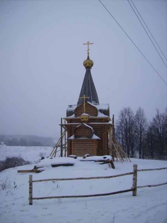 Церковь Преображения Господня, Малоярославец (Малоярославецкий район, Калужская область). общий вид в ландшафте