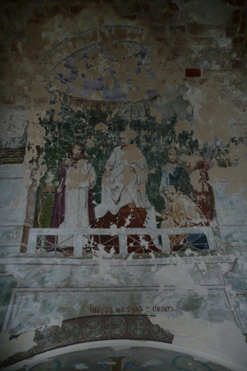 Церковь Сергия Радонежского, Липовка (Задонский район, Липецкая область). интерьер и убранство, Фреска 